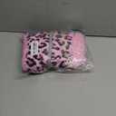 FUAMEY Dog Winter Coat, Dog Cold Weather Coats Dog Jackets with Zipper on Back with Harness Built in Dog Paded Vest Water Resistant Reflective Jacket for Small Medium Large Dogs Pink Leopard M