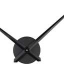 Timelike 3D Clock Hands, Large Clock Needles Quartz Movement, Wall Clock Mechanism Kit, DIY Parts Replacement (Black-T42B)