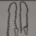 YOSE 2 Pack 44in Hanging Chair Chain with 4 Carabiners, 500LB Capacity Hanging Kits Heavy Duty Hanging Chair Hardware for Hammock Swing Punching Bags Sandbag