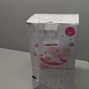 SCOM 18" Sleeping Reborn Baby Doll Girl  Realistic Newborn Sleeping Baby, Soft Weighted Cloth Body & Vinyl Limbs, with Cute Feeding Accessories Toy, Lifelike Toy for Kids Age 3-8