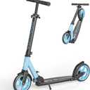 Kick Scooter for Kids 5-12, Teens, Adults, CPSC Certified Foldable Lightweight Sport Scooter with 8 Inch Wheels, Max Load 240 LBS, Gift for Childs