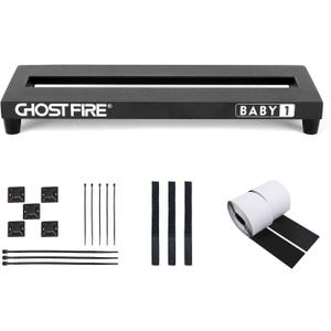 Ghost Fire Guitar Pedal Board Aluminum Alloy Effect Pedalboard,V series (V-BABY1-PB (13.7''x5.5''))