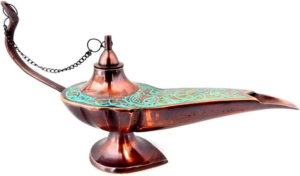 Brass Oil lamp Antique Vintage Design Oil lamp Fully Functional & Decorative lamp