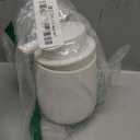 Soap Dispenser, Ceramic Foaming Soap Dispenser with Easy-to-Press Pump for Bathroom (White Liquid Dispenser)