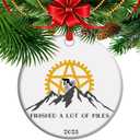 Finished a lot of Miles - Cycling Christmas Ornament 2025, Bike Lover Cycling Gifts (C8)