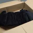 Oak Leaf Post Mastectomy Pillow for Recovery Gift for Mastectomy Patients with 4 Pockets to Support Breast Surgery Healing for Sleeping, Recovery, Seatbelt Protection (Pure Black(Upgraded))