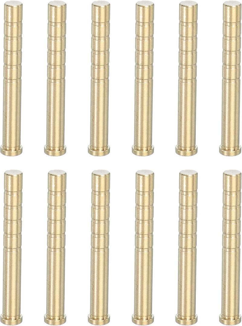PATIKIL Archery Arrow Brass Insert, Insert Screw Copper Brass Arrow for Carbon Arrows (150 Gra")