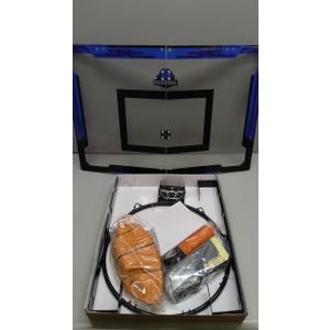 24" x 16" Indoor Large Basketball Hoop Toy - Upgraded Adjustable Height Basketball Hoop Over The Door with Scoreboard/2 Balls, Basketball Toys Christmas Birthday Gifts for Kids & Adults(Red)