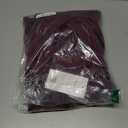 Bbonlinedress Midi Cocktail Dress Formal Wedding Guest 3/4 Sleeve Church V-Neck Work A-Line Swing Tea Party Dress (Burgundy)