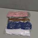 Headbands for Women, Non Silp Wide Hair Bands, Elastic Thick Head Bands, Stretchy Soft Sports Sweat Bands for Spa Workout Running Gym, Twist Knotted Cotton Cloth Turban Hair Accessories 5Pcs