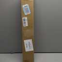 Vivvigo No Drill Bamboo Roman Shades Cordless, White, 23" W x 48" H