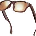 ALOUS Smart Glasses for Men and Women,Bluetooth Glasses with Open Ear Sound Mic & Speakers, Intelligent Touch,Magnetic Charging,Indoor/Outdoor UV Protection and Voice Assistant (color-05)