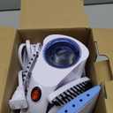 HiLIFE Steamer for Clothes, Portable Handheld Clothing Steamer, 240ml Big Capacity, 700W, Strong Power, Fabric Quick Wrinkle Remover with Brush for Home, Office, Travel (ONLY 120V) -Blue