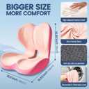 Memory Foam Seat Cushion for Office Chair and Car Seat
