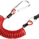 8 FT Breakaway Trailer Cable, Heavy Duty Tire Trailer Breakaway Cable with Pin, High-Strength Steel Trailer Brake Away Cable for RV & Towing Emergency Safety