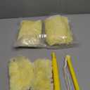 Heavy Duty Duster Refill Kit for Swiffer Duster with 3 ft Extension Pole & 20 Count Refills, 4X Microfibers Multisurface Dusters for Cleaning Home, Celling Fan, Blinds, Vent & Shelves (Yellow)