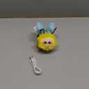 Gigwi Flapping Interactive Cat Toy, Automatic Simulated Chirping Cat Toy, Electric Rechargeable Catnip Cat Enrichment Toys for Indoor Cats, Touch Activated Kitten Toy Bee Design