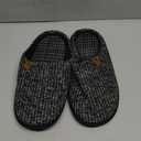 ONCAI Mens Cozy Memory Foam Scuff Slippers Slip On Warm House Shoes Indoor/Outdoor with Best Arch Support, Size 43