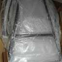 Yongqiang 26" Swivel Bar Stools with Backs Set of 2 Metal Counter Height Bar Chairs with Wooden Seat Industrial Barstools Matte Black