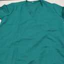Scrub Tops for Women - V-Neck Top Scrubs with 4 Pockets, Soft Fabric Womens Medical Scrub Top, Easy Care (Green, S)