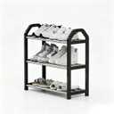 Shoe Rack, Adjustable Shoe Shelf Storage Organizer Heavy Duty Free Standing Shoe Rack for Entryway Closet Doorway (plastic)