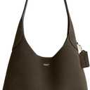 Coach Brooklyn Shoulder Bag 28 (One Size, Olive Suede)