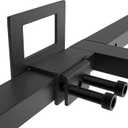 Non Slip Mattress Gaskets 6 PCS,Mattress Holder in Place Gripper for Metal Bed Frame,Thicked and Wider Anti-Slip Baffle,Adjustable Size,Black