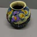 Starry Night Flower Pot Acolorful Art Resin Vase Unique Indoor and Outdoor Potted Plant Container for Home Balcony Decoration (1PCS)