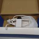 Jgstkcity Desk Clamp Power Strip USB C,40W Total Fast Charging Station,4 PD 20W USB C Ports,Desk Edge Mount Surge Protector,5 Outlets,Fit 1.96" Tabletop Edge,ETL Listed,White