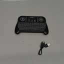 Mini Keyboard with Touchpad-2.4GHz & Bluetooth Dual-Mode,7-Color Backlight, Multimedia Hotkeys, Rechargeable, for Android TV Box, Smart TV, Projector, PS3, PC, Tablet, Windows/iOS/Android