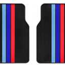 2Pcs Front All Weather Car Floor Mats Rubber Heavy Duty Odorless Fit For BMW Floor Mats Universal