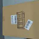 POBOMULI 4-Tier Bathroom Ladder Shelf Freestanding, 12.6" W x 37" H