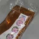 150-pack 4.7 x 7.9 Stand Up Mylar Bags with Clear Window Resealable Foil Pouches for Food Storage Smell Proof Edible Packaging Bag for Jewelry and Small Business, Small plastic bag Bulk, Golden