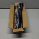 Flag Pole Holder for Outside House - 5ft Stainless Steel Heavy Duty Flagpole Kit,Tangle Free,2 Angle Bracket for Grommet Flags,Banner,Garden Flag,for Outdoor Porch,Yard,Garage,Balcony,Black