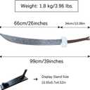 39in Anime Fushiguro Toji Cosplay Sword with Display Stand Release Sword