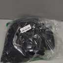 BRKURLEG Black Dog Coat with Harness, Dog Winter Jacket, Dogs Onesie Body Warm Jackets, Small Dogs Winter Coats Reflective Windproof Warm Cold Weather Coats, Pet Waterproof Jacket Hiking, Medium