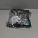 34-Inch Mahjong Mat Bag, Heavy-Duty Black Canvas Carrying Bag with Center Dual Handles & Smooth Zipper, Fits Mahjong Mat, Racks & Tiles, All-in-One Travel Storage Bag