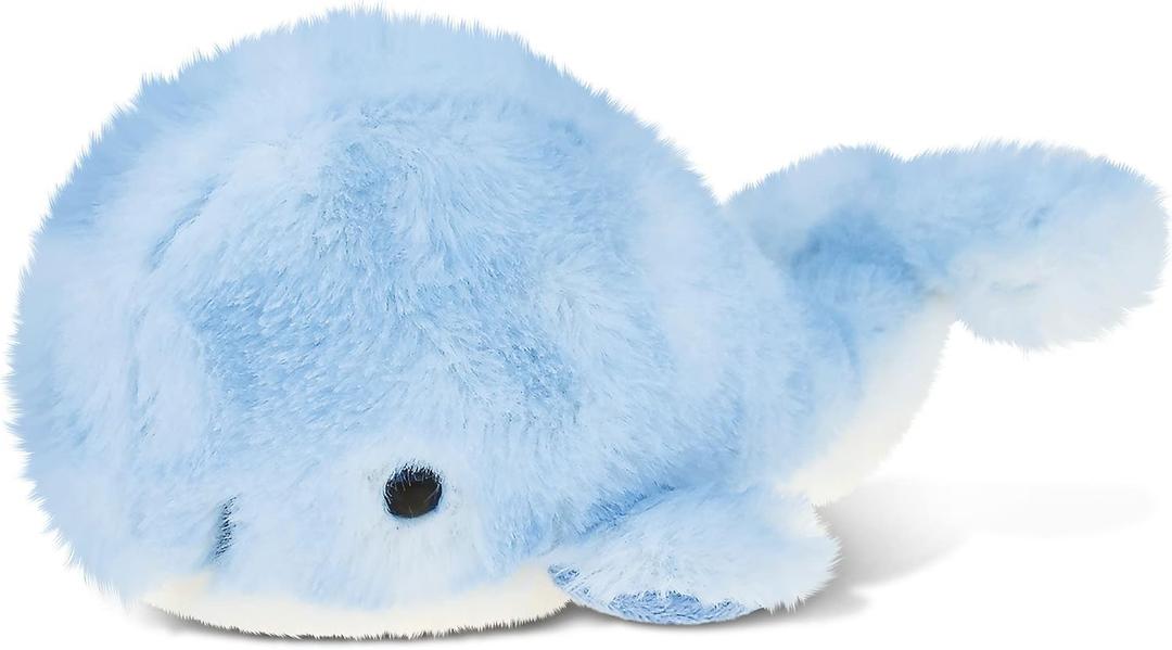 DolliBu Blue Whale Super Soft Stuffed Animal, Cute Realistic Stuffed Animals for Girls. Boys and Adults Animal Gifts, Kids Ocean Life Nursery Dcor for Newborn - 7 inches