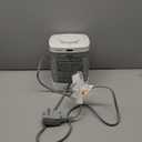 Lasko Portable Electric Ceramic Space Heater with ALCI Plug for Bathroom Use, 2 Heat Settings and Simple Heat Button, 8 Inches, White, 1500W, CD08200