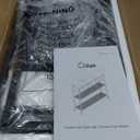 Furologee Entryway Table, 38'' Console Sofa Table with 3 Fabric Drawers, Industrial Entry Way Table with Storage Shelves, Display Shelf for Living Room, Hallway, Entrance, Foyer, Rustic Brown