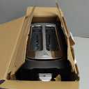 Toaster 2 Slice Wide Slot Toaster Best Rated Prime Displav Smart Toasters with LCD Digital Countdown Timer and Bagel/Defrost/Cancel/Reheat Function