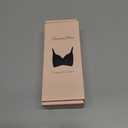 Double Couple Comfort Nursing Bras for Breastfeeding Sleeping Maternity Bra Seamless V Neck Wireless Bra with Extenders (Small, Black)