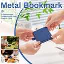 2 x Retirement Gifts Bookmark for Women Men Happy Retirement for Coworker Employee Friends Metal Bookmarks with Gift Box for Book Lovers, Piece