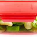 Glass Container 22 cm 1600 ml, Microwave Safe Glass Lunch Box For Work, Refrigerator Organizer, Borosilicate Glass Food Storage Container For Kitchen