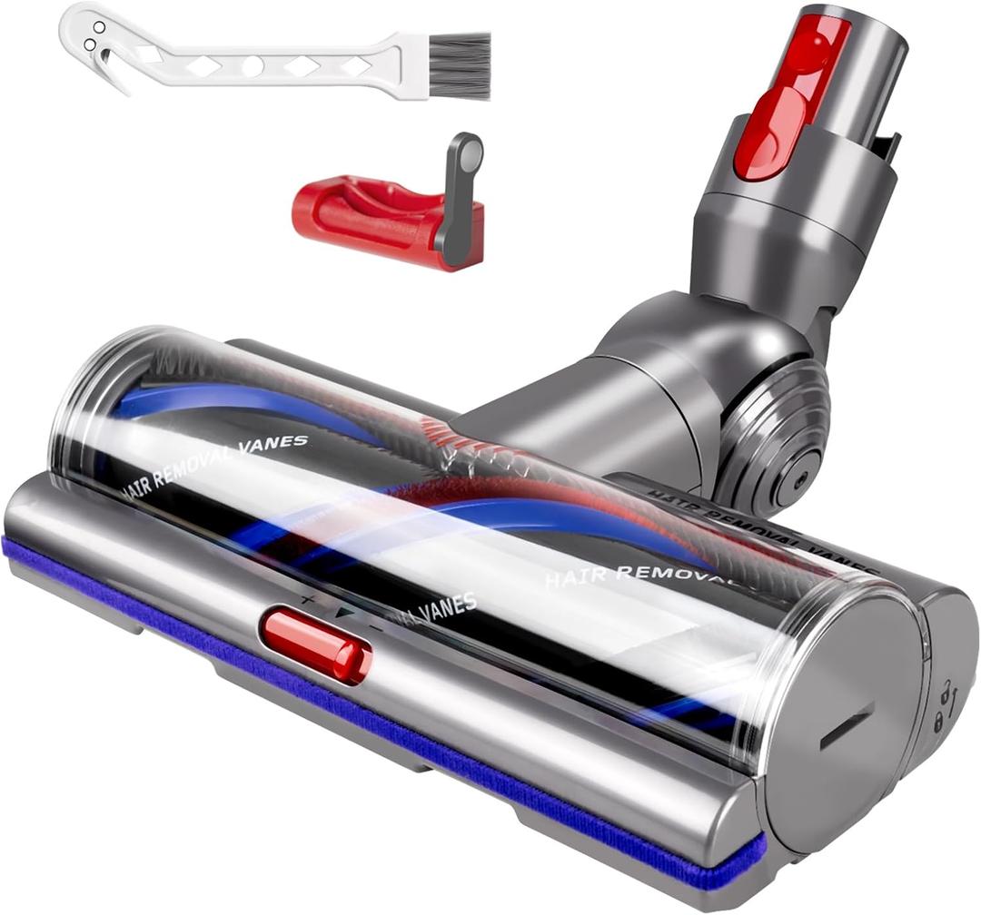 OTTWL Upgrade High Torque Replacement Head Compatible with Dyson V8 V10 V11 V15 Models Cordless Vacuum Cleaners, Vacuum Head with Anti-Tangle and Adjustable Suction, Part No.970100-05(9.84IN)