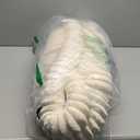 BALANCE Cat Bed Kitten Bed, Washable Round Cat Beds for Indoor Cats,Super Soft Plush Faux Fur Pet Bed for Puppy and Kitten with Anti-Slip Bottom (Winter White)