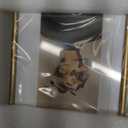 5x7 Picture Frame Set of 4, Matted Brass Simple Modern Brushed Thin Aluminum Metal Photo Frame Fits 3x5 and 4x6 with Mat or 5 x 7 without Mat . Vertical and Horizontal for Tabletop and Wall