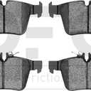 Dynamic Friction Company 3000 Ceramic Brake Pads 1310-1795-00-Rear Set