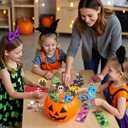 Halloween Crafts for Kids, 24 Pack Foam DIY Halloween Bookmarks Craft Kit, Ideal Halloween Party Favors,Trick or Treat Gifts,Classroom Activity Supplies