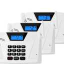 Intercoms Wireless for Home, Hands Free Intercom Upgrade, Full Duplex Two Way Real time Wireless Intercom System 5300ft with Automatic Answer Group Call Function Fit for Hotel Office Store(3Packs)